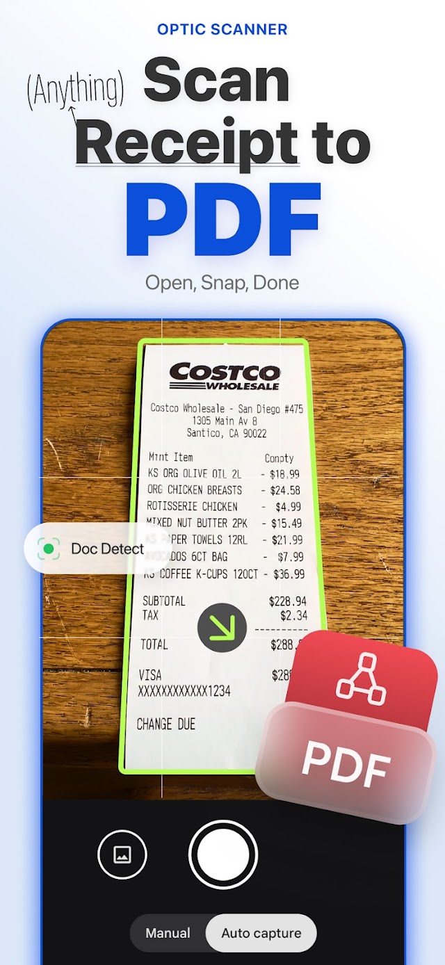 PDF Scanner — Android app preview