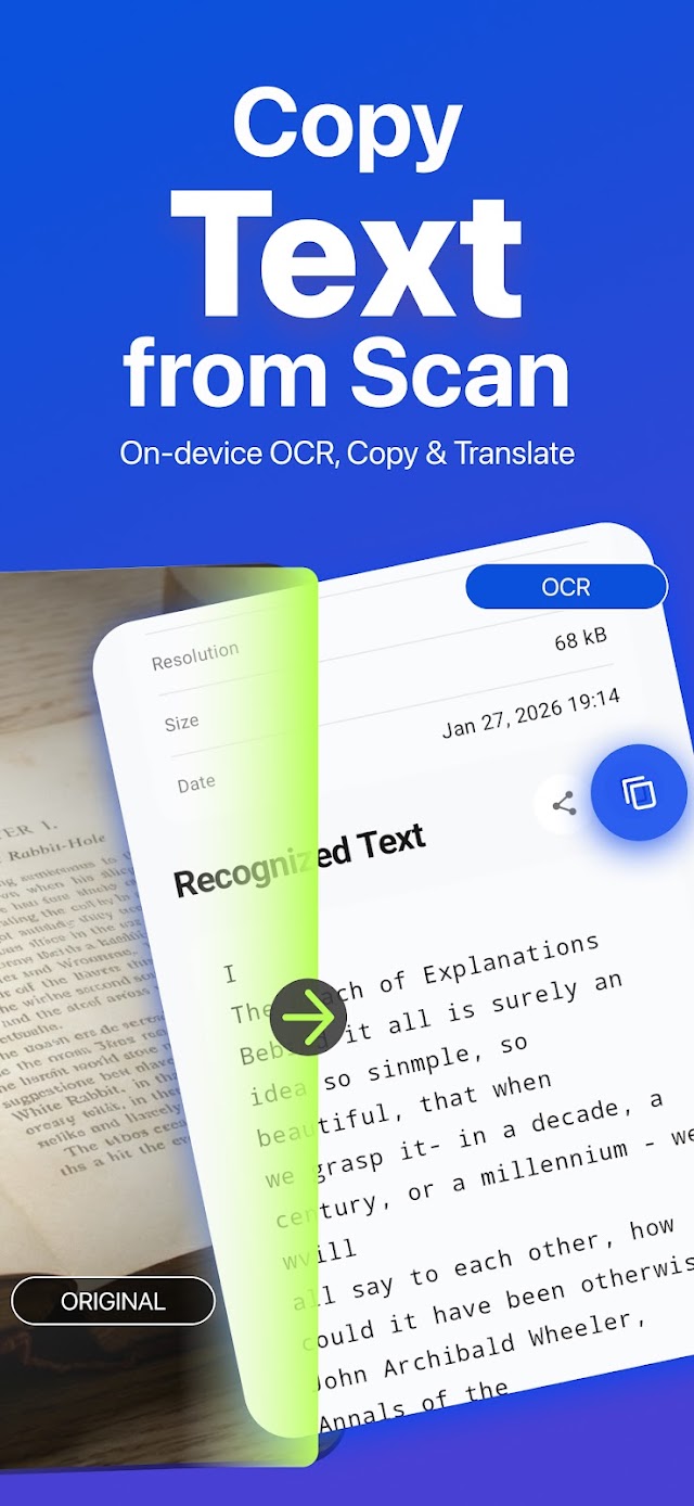 PDF Scanner — Android app preview