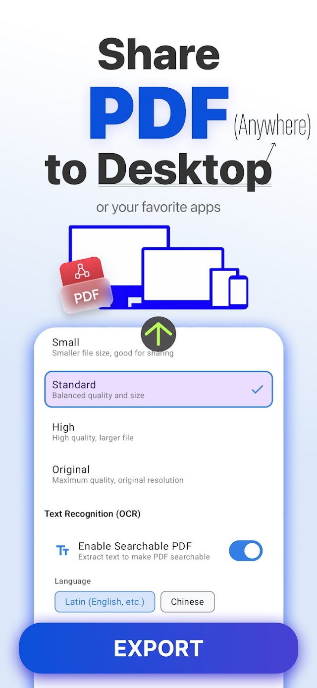PDF Scanner — Android app preview