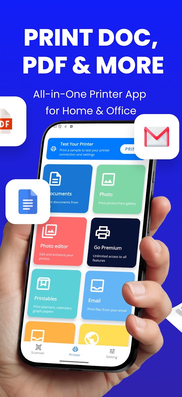 Smart Printer — Android app preview
